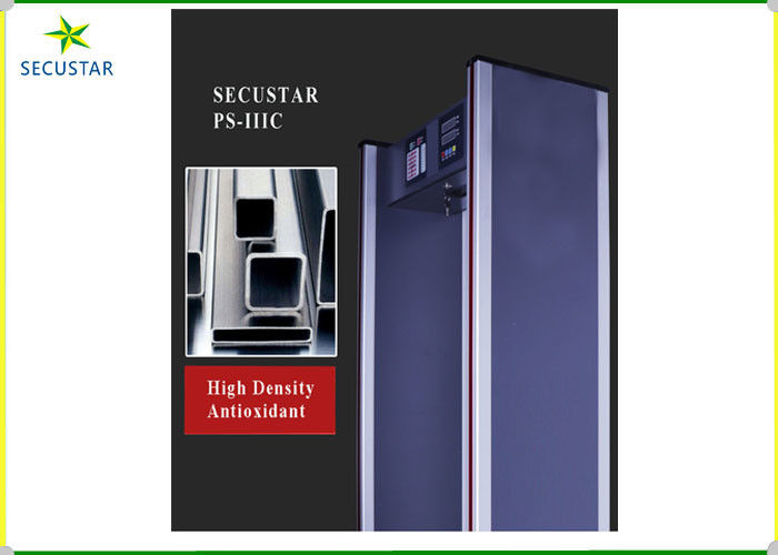 Detector de metales multi del marco de puerta de la zona, paseo de la alarma de los sonidos a través de la puerta de seguridad proveedor