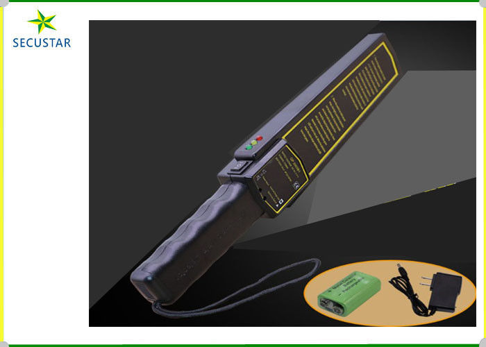 Material de goma de Sefeguard del ABS portátil del detector de metales con la alarma del sonido/de la vibración proveedor