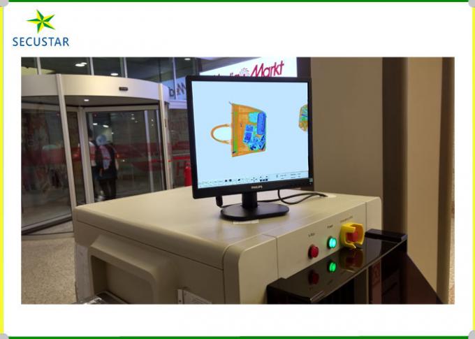 Escáner económico del transportador X Ray con altas imágenes claras del color en centro comercial 1