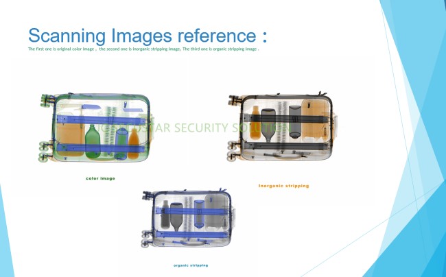 Altos sistemas de detección claros de la exhibición de imágenes X Ray para la comprobación de la seguridad 1