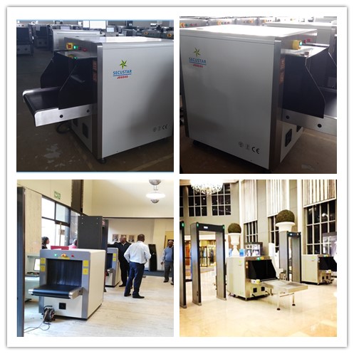 Seguridad de aeropuertos que comprueba las imágenes 40AWG del color de la máquina 7 del escáner del equipaje de X Ray 0