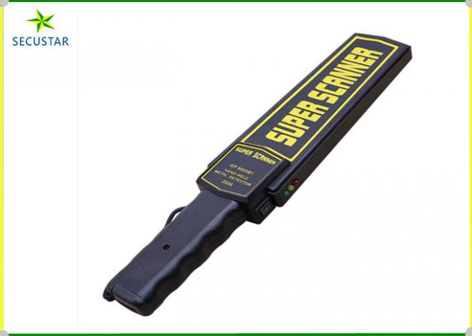 Material de goma de Sefeguard del ABS portátil del detector de metales con la alarma del sonido/de la vibración 0