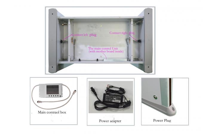 Puertas impermeables de la seguridad del detector de metales con la sensibilidad de 300 niveles ajustable 0